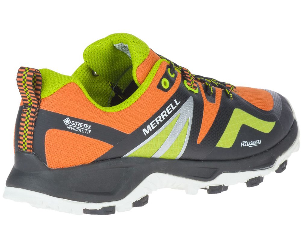 Merrell Hiking Shoes Black/Orange - MQM Flex 2 GORE-TEX® - Mens 47AILZXTV